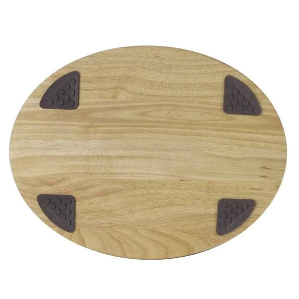 Gripperwood Beechwood Concave Oval Carving Board