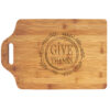 Natural Bamboo Cutting Board with Handle - Image 2