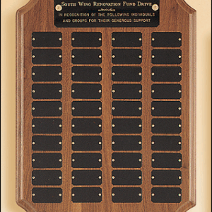 American Walnut Perpetual Plaque