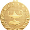2-3/4" Starbrite Medal - Lamp of Knowledge