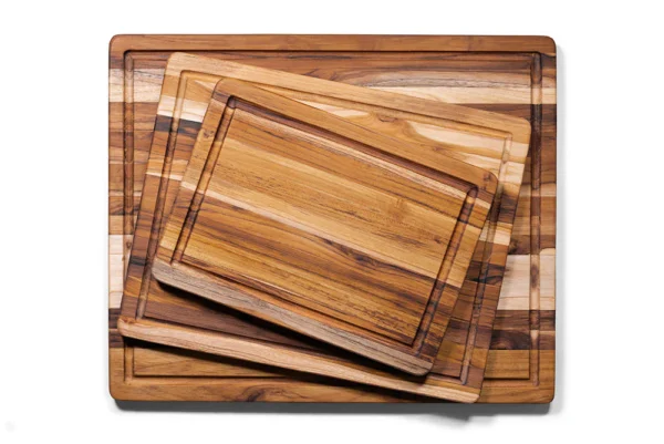 Edge Grain Teak Cutting Board - Image 2