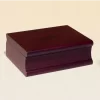 Mahogany Finish Book Clock 3" x 4.25" - Image 2