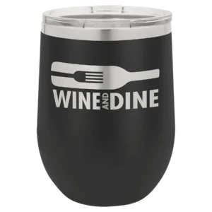 12 oz. Polar Camel Stemless Wine Tumbler with Clear Lid